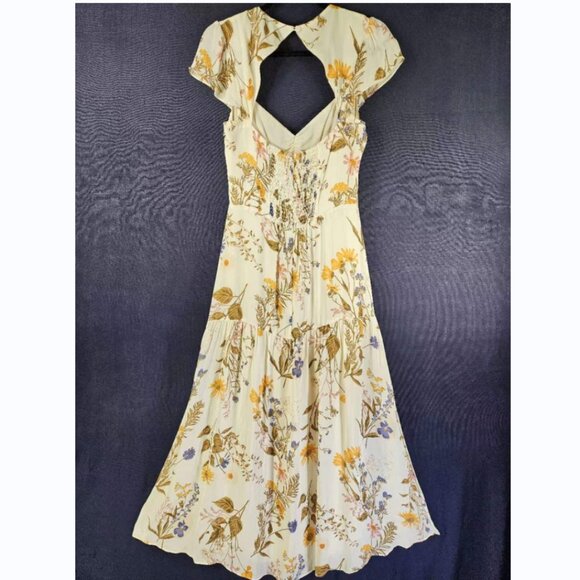 NEW Reformation Myah Floral-Printed Maxi Dress Size 8 #1643 - Picture 4 of 10